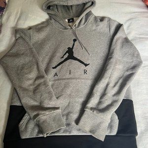 Men's Fleece Pullover Hoodie Jordan Jumpman Logo Size M